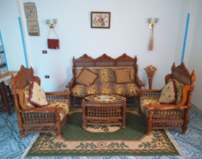 wonderful 1-Bedroom Apartment for Weekly Rent in Luxor – Near Gezira Garden Hotel